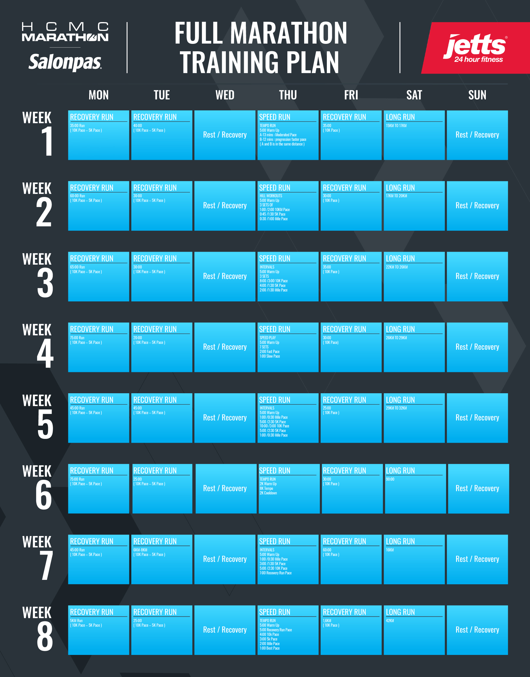 Marathon Training Schedule Marathon Training Program RRRM